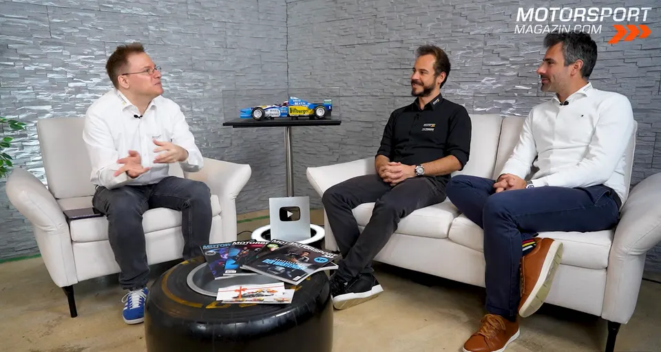 Motorsport-Experten im Gespräch im Studio